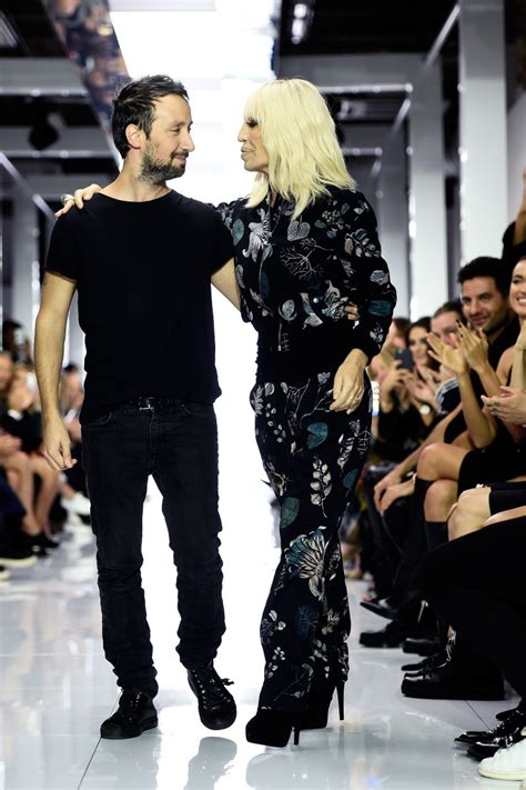 anthony vaccarello versace dress|Donatella Versace and Anthony Vaccarello Talk Versus Versace.